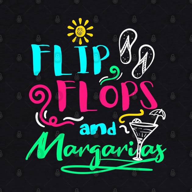 Flip Flops and Margaritas Summer Beach Vacations by Teeziner